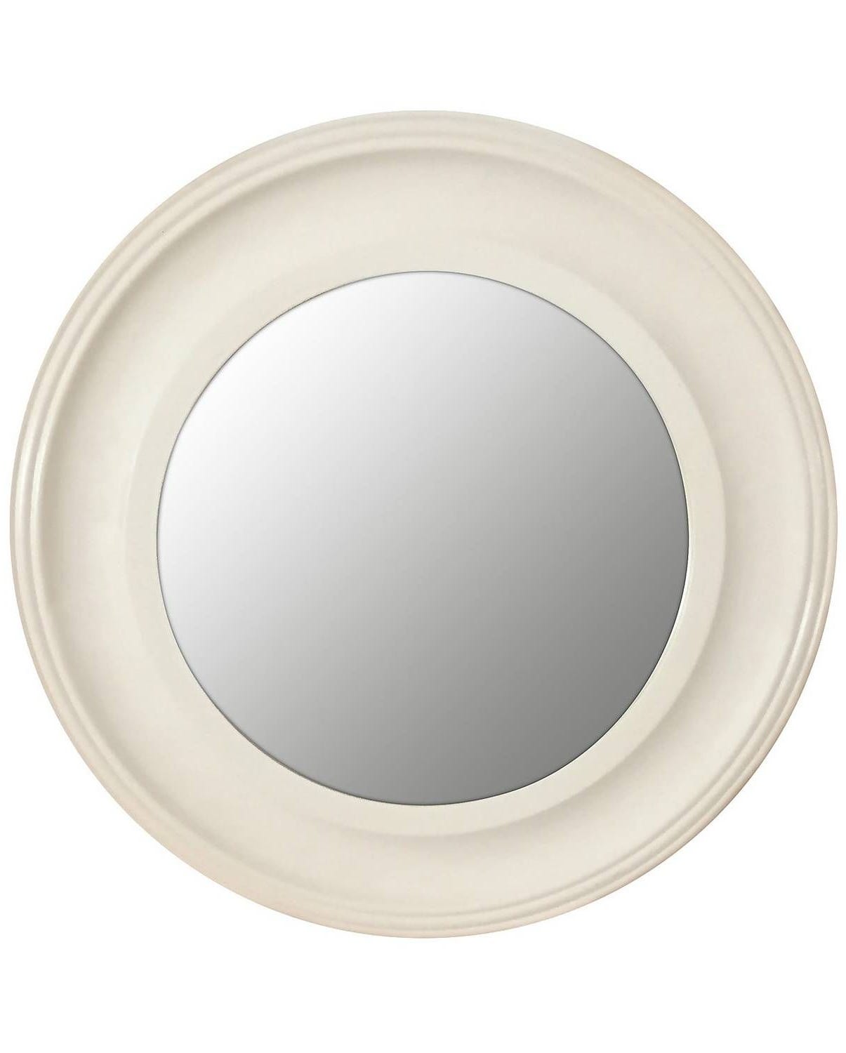 Country Living Round Wall Mirror Cream